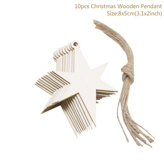 Wooden Christmas Ornaments